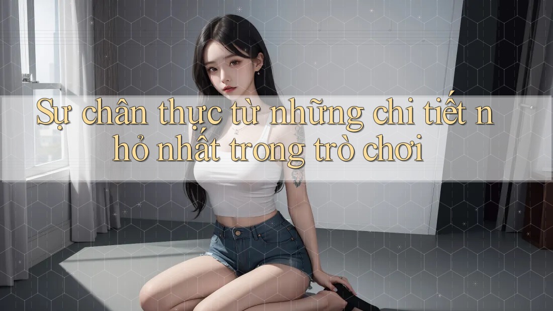 Sự chân thực từ những chi tiết nhỏ nhất trong trò chơi