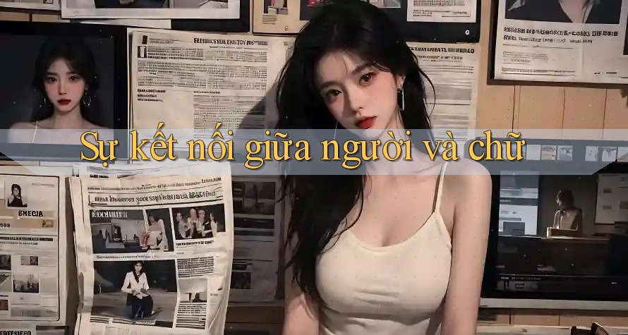 Sự kết nối giữa người và chữ