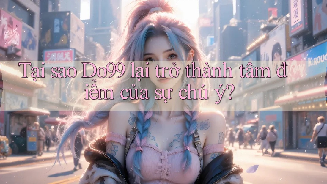 Tại sao Do99 lại trở thành tâm điểm của sự chú ý? Tại sao Do99 lại trở thành tâm điểm của sự chú ý?