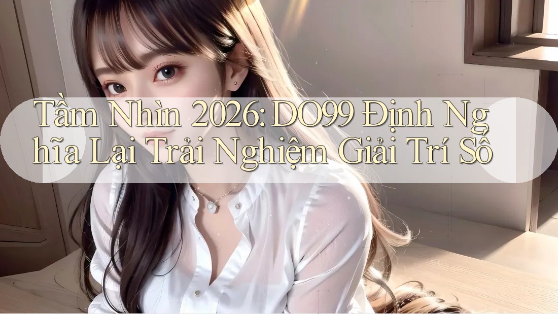 Tầm Nhìn 2026: DO99 Định Nghĩa Lại Trải Nghiệm Giải Trí Số