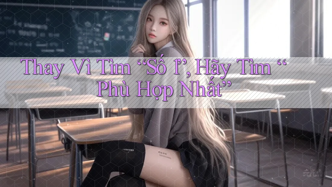Thay Vì Tìm “Số 1”, Hãy Tìm “Phù Hợp Nhất”