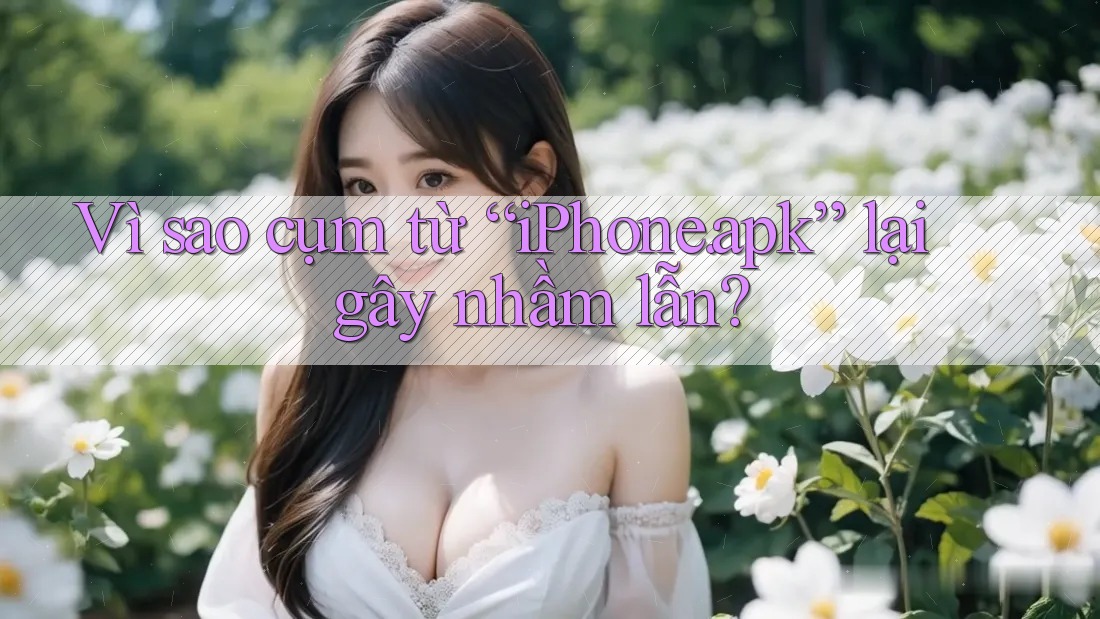 Vì sao cụm từ “iPhone. apk” lại gây nhầm lẫn?